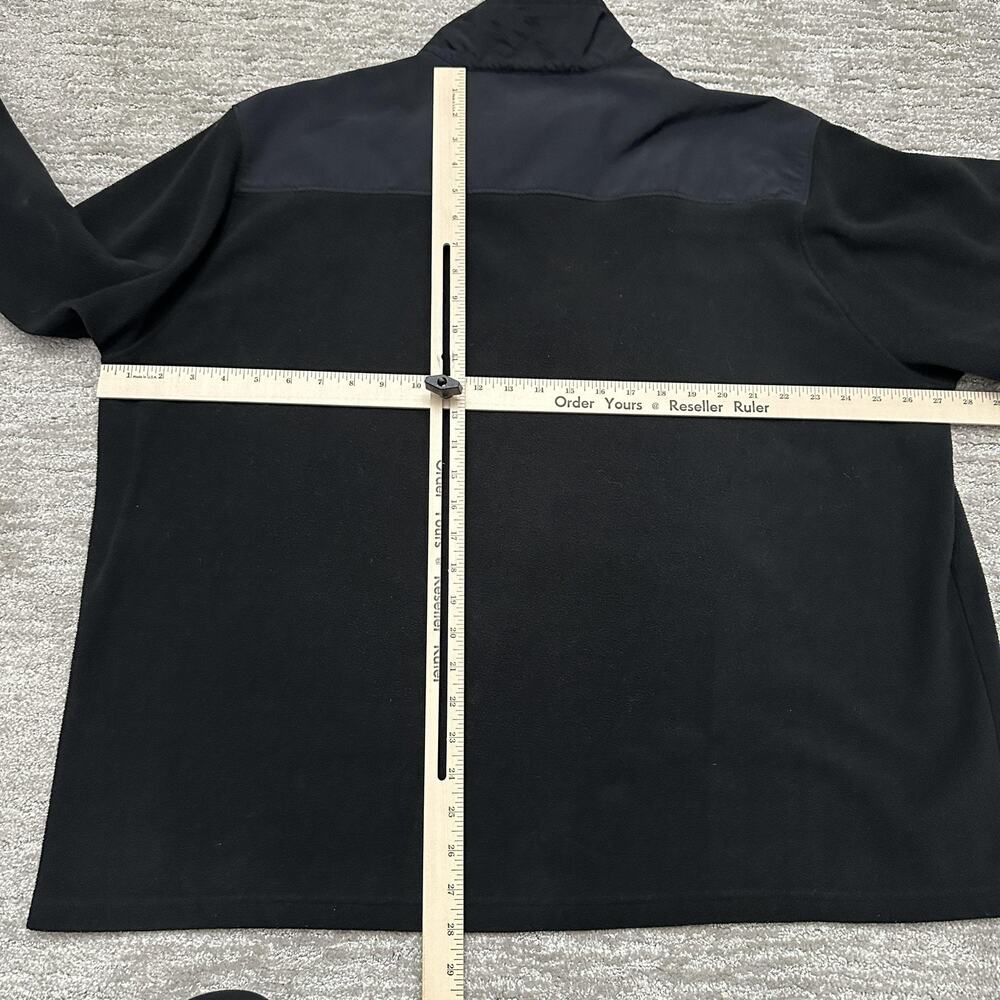 Ariat Sweatshirt Mens 2XL Black Basis 2.0 1/4 Zip Fleece Pullover Mock Neck - Picture 12 of 14